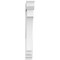 Ekena Millwork Standard Imperial Architectural Grade PVC Bracket With Traditional Ends, 3"W x 18"D x 24"H BKTP03X18X24IMP01 - alternate 4